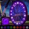 Activ Life LED Bike Wheel Lights with Batteries Included, Get 100% Brighter and Visible from All Angles for Ultimate Safety & Style (1 Tire Pack, Purple)